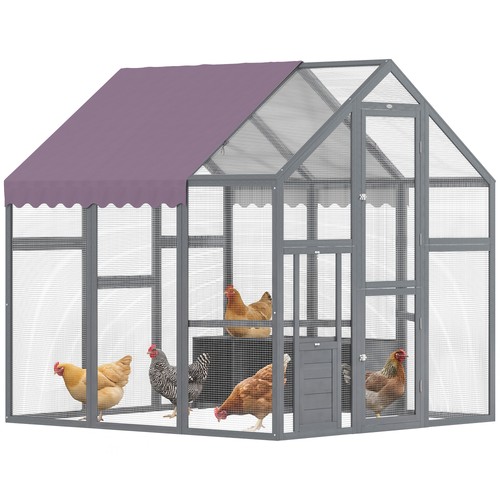 Pawhut large walk chicken - large, in
