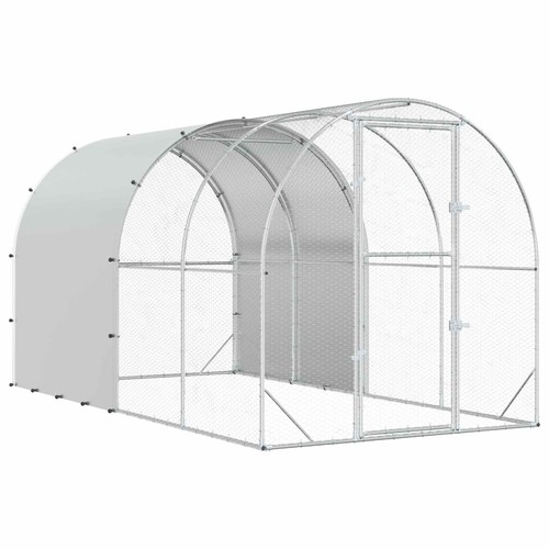Chicken coop silver galvanised - chicken,