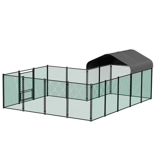 Large iron walk chicken run - iron,