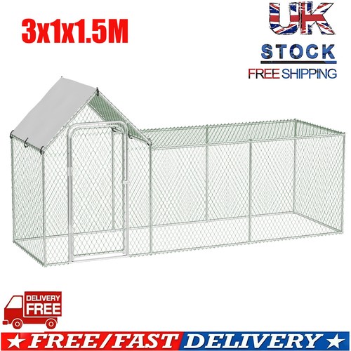 3x1x1 walk chicken run - 3x1x1.5m, walk-in