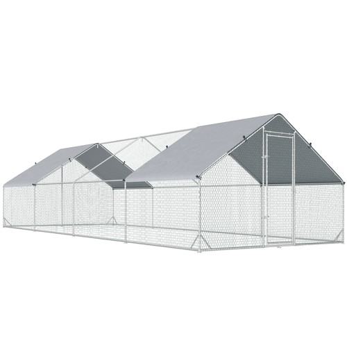Chicken run galvanised walk - chicken,