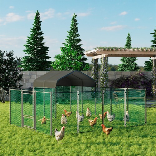 Metal chicken coop - chicken, cage