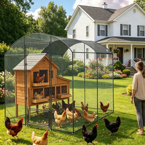 Large chicken coop - large,