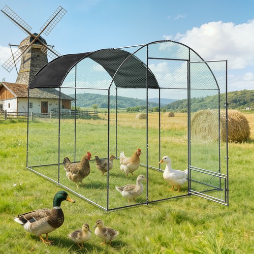 Metal chicken runs - xl,