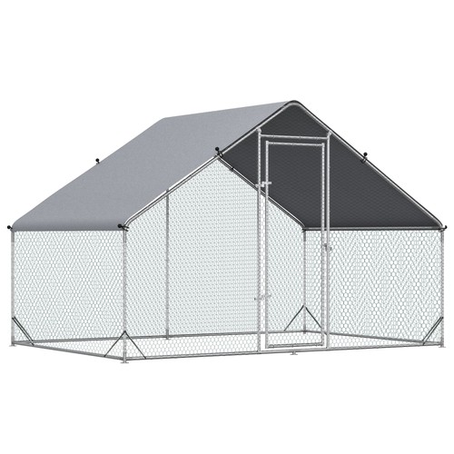 Chicken run galvanised walk - chicken,