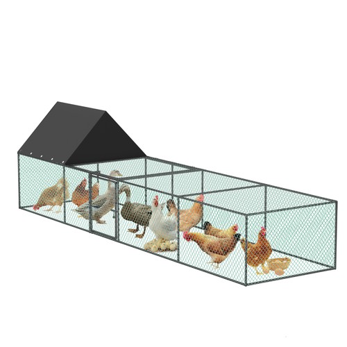 Bingopaw metal chicken - chicken, coop