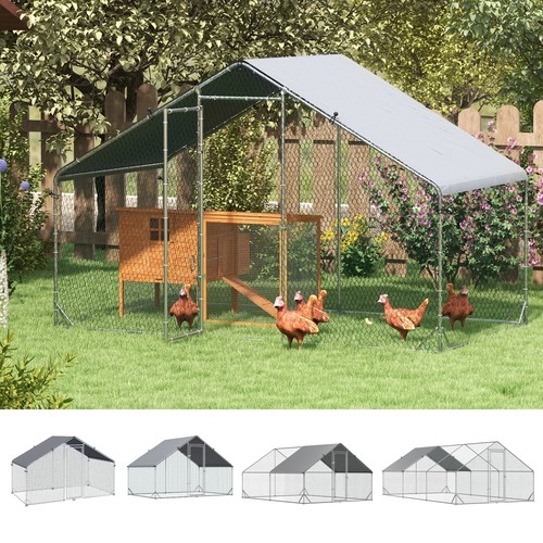 Walk chicken run - chicken, galvanized