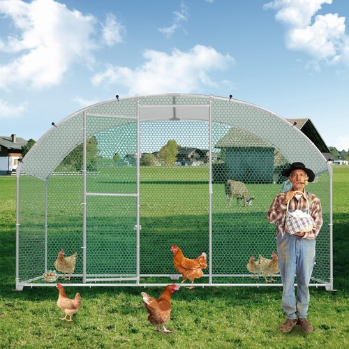 Chicken coop galvanised steel - coop,